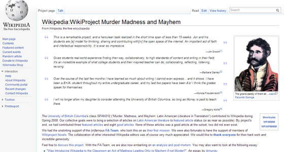Murder, Madness, and Mayhem wiki