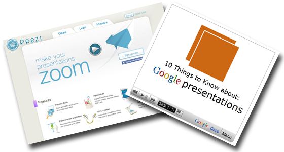 Prezi and Google Presentations