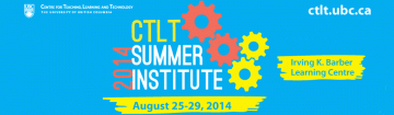 2014 CTLT Summer Institute: 25-29 August