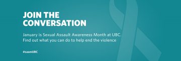Sexual Assault Awareness Month at UBC