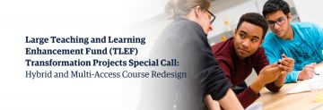 Special Call: Large Teaching & Learning Enhancement Fund (TLEF)