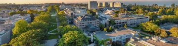 aerial view on UBC Vancouver campus